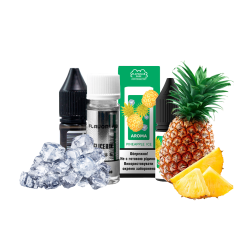 Набір для самозамішування Flavorlab Puff Pineapple ice (Ананас Льод, 50 мг, 10 мл)