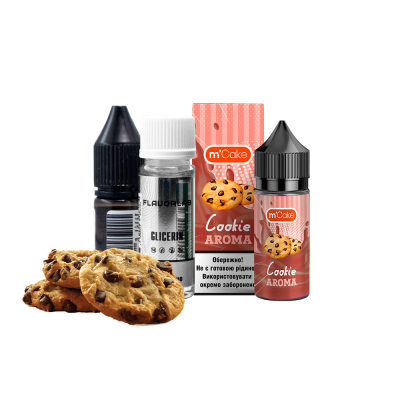Набір для самозамішування Flavorlab M-Cake Cookie (Печиво, 50 мг, 30 мл)
