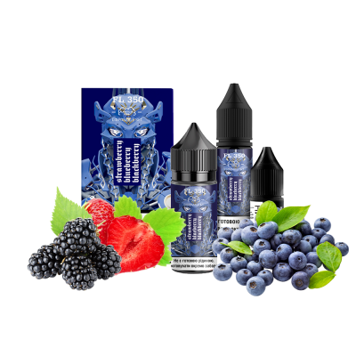 Набор для самозамеса Flavorlab FL350 Blueberry Raspberry Blackberry (Черника Малина Ежевика, 50 мг, 30 мл)