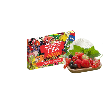Кальянна чайна суміш Space Tea Home Berry Cream (Беррі Крем, 40 г)