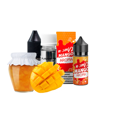 Набір для самозамішування Flavorlab M-Jam V2 Strong Mango (Манго, 65 мг, 30 мл)