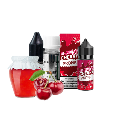 Набір для самозамішування Flavorlab M-Jam V2 Strong Cherry (Вишня, 65 мг, 30 мл)