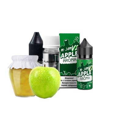 Набор для самозамеса Flavorlab M-Jam V2 Strong Apple (Яблоко, 65 мг, 30 мл)