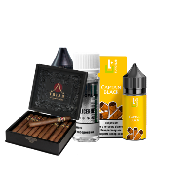 Набір для самозамішування Flavorlab Aroma MAX Strong Capitan black (Капітан блек, 50 мг, 30 мл)