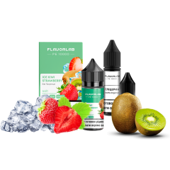 Набір для самозамішування Flavorlab PE 10000 Ice Kiwi Strawberry (Киви полуниці, 50 мг, 30 мл)