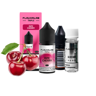 Набір для самозамішування Flavorlab Triple Strong Ripe Cherry (Вишня, 65 мг, 30 мл)