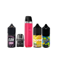 Комплект Voopoo Vinci Q 900 та стартовий набір рідин