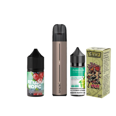 Комплект Smok SOLUS 2 700 та стартовий набір рідин