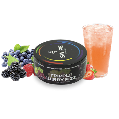 Кальянная смесь Swipe Tripple Berry Fizz (Ягодная шипучка, 100 г)