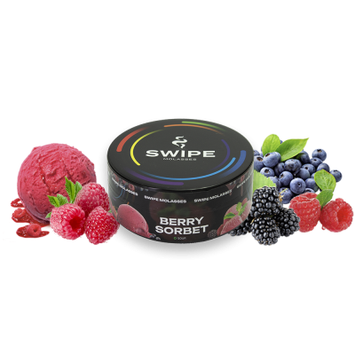 Кальянна суміш Swipe Berry Sorbet (Ягідний сорбет, 100 г)