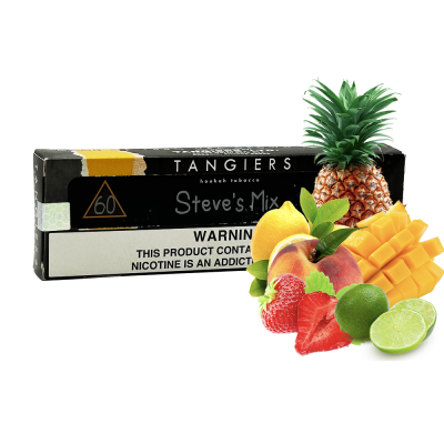 Тютюн Tangiers Noir №60 Steve`s Mix (Стівіс Мікс, 250 г) Чорна упаковка