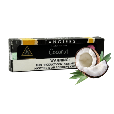 Тютюн Tangiers Noir №8 Coconut (Кокос, 250 г) Чорна упаковка