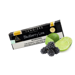 Тютюн Tangiers Noir №129 Blackberry Lime (Ожина Лайм, 100 г) Чорна упаковка