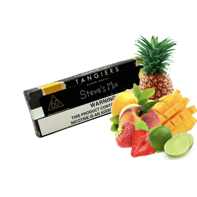 Тютюн Tangiers Noir №60 Steve`s Mix (Стівіс Мікс, 100 г) Чорна упаковка