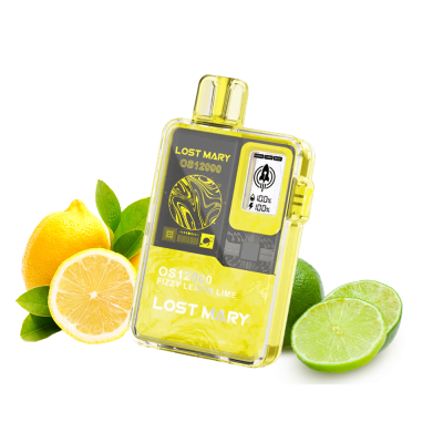 Lost Mary OS12000 Fizzy Lemon Lime (Шипучий Лимон Лайм) Одноразовий POD