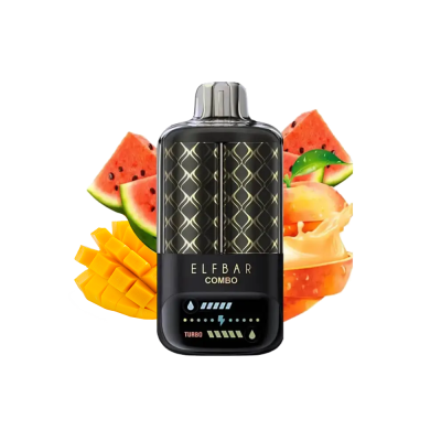 Elf Bar 25000 Combo Peach Mango & Watermelon (Персик Манго Кавун) Одноразовий POD 25284 Elf Bar 25000 Combo Peach Mango & Watermelon (Персик Манго Кавун) Одноразовий POD