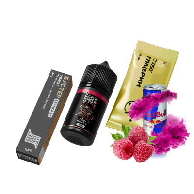 Набір для самозамішування Chaser Black Energy Raspberry Ultra (Малиновий Енергетик, 65 мг, 30 мл) 25336 Набір для самозамішування Chaser Black Energy Raspberry Ultra (Малиновий Енергетик, 65 мг, 30 мл)