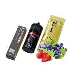 Набір для самозамішування Chaser Black Strawberry Blueberry Ultra (Полуниця Чорниця, 65 мг, 30 мл)