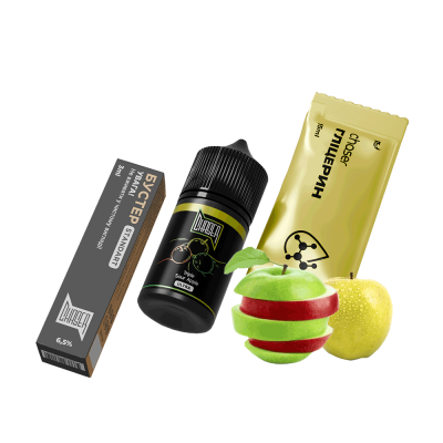 Набор для самозамеса Chaser Black Triple Sour Apple Ultra (Трипл Саур Эпл, 65 мг, 30 мл)