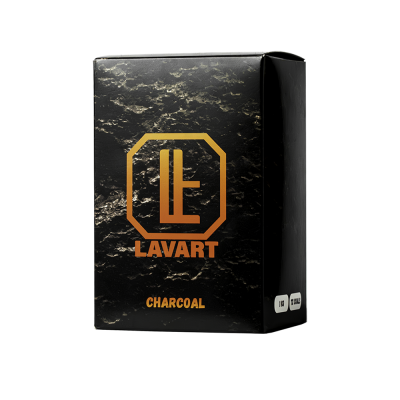 Кокосове вугілля для кальяну Lavart (1 кг, 72 шт, р25)