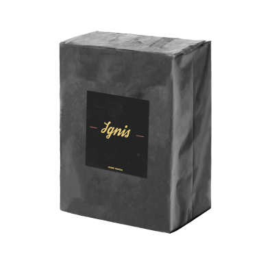 Кокосове вугілля для кальяну Ignis (1 кг, 72 шт, р25, без коробки)