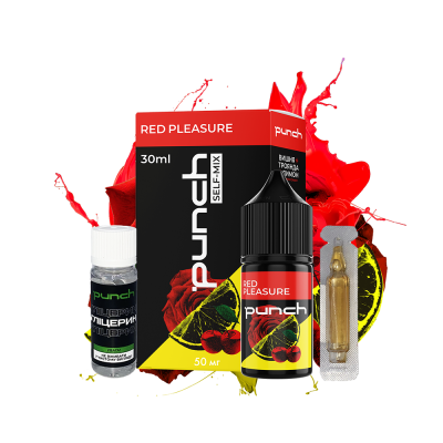 Набір для самозамішування Punch Red Pleasure (Вишня Лимон Троянда, 50 мг, 30 мл)