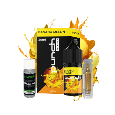 Набор для самозамеса Punch Banana Melon (Банан Дыня, 65 мг, 30 мл)