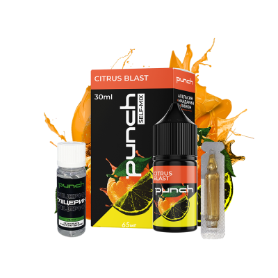 Набір для самозамішування Punch Citrus Blast (Апельсин Лимон Мандарин, 65 мг, 30 мл)