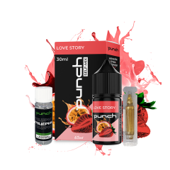 Набір для самозамішування Punch Love story (Груша Полуниця Маракуя, 65 мг, 30 мл)