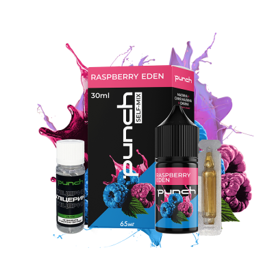 Набор для самозамеса Punch Raspberry Eden (Ежевика Малина, 65 мг, 30 мл)