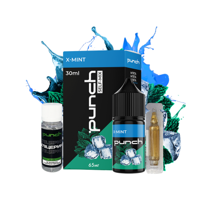 Набор для самозамеса Punch X-Mint (Мята, 65 мг, 30 мл)