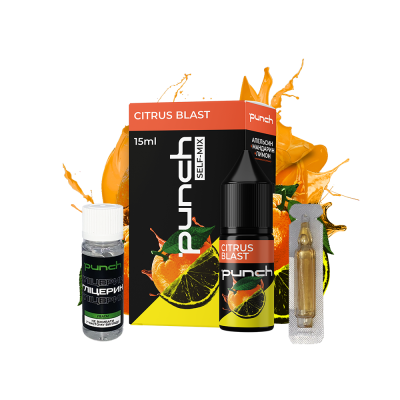 Набір для самозамішування Punch Citrus Blast (Апельсин Лимон Мандарин, 50 мг, 15 мл)