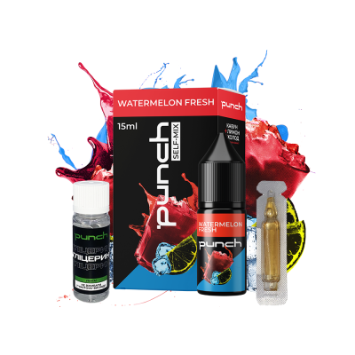 Набір для самозамішування Punch Watermelon Fresh (Кавун Лимон Холод, 50 мг, 15 мл)