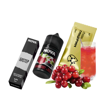 Набір для самозамішування Chaser Nova Cranberry&Mors (Журавлина Морс, 65 мг, 30 мл)