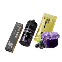 Набір для самозамішування Chaser Mix Blackberry Jam Ultra (Ожиновий Джем, 65 мг, 30 мл)