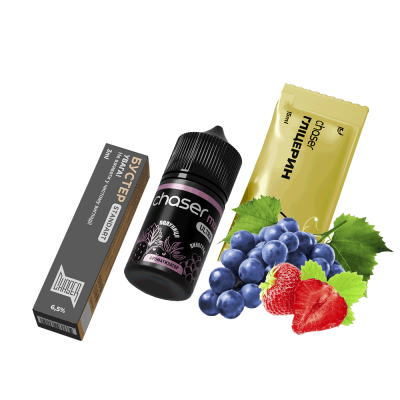 Набір для самозамішування Chaser Mix Strawberry Grape Ultra (Полуниця Виноград, 65 мг, 30 мл)