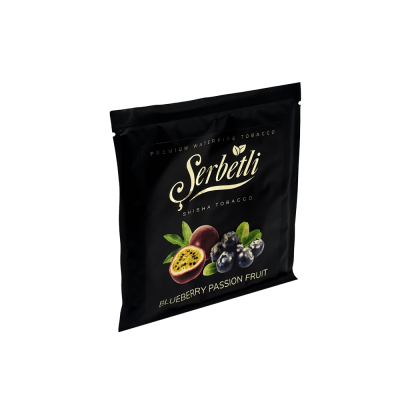 Тютюн Serbetli Blueberry Passion Fruit (Чорниця Маракуя, 100 г)