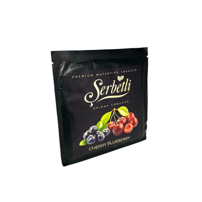 Тютюн Serbetli Cherry Blueberry (Вишня Чорниця, 100 г)