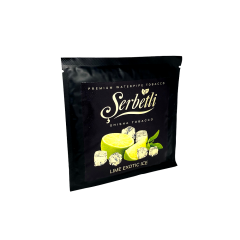 Тютюн Serbetli Lime Exotic Ice (Лайм Екзотик Лід, 100 г)