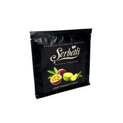 Тютюн Serbetli Lime Passion fruit (Лайм Маракуя, 100 г)
