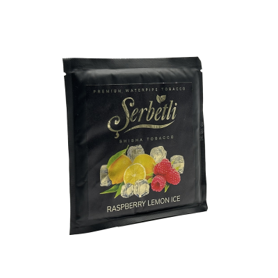 Тютюн Serbetli Raspberry Lemon Ice (Малина Лимон Лід, 100 г)