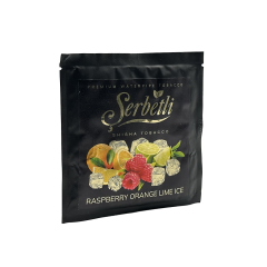 Тютюн Serbetli Raspberry Orange Lime Ice (Малина Апельсин Лайм Лід, 100 г)