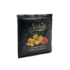 Тютюн Serbetli Raspberry Peach Bodrum Tangerine (Малина Персик Мандарин, 100 г)