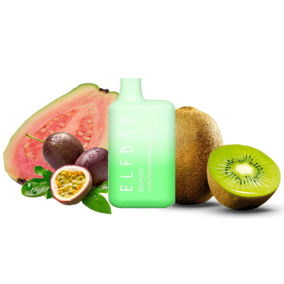Elf Bar ВС4000 Kiwi Passion Fruit Guava (Ківі Маракуя Гуава) Одноразовий POD