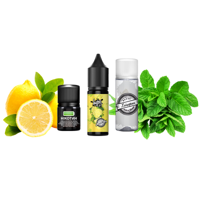 Набір для самозамішування Hype Kit Lemon Mint (Лимон М'ята, 50 мг, 15 мл)