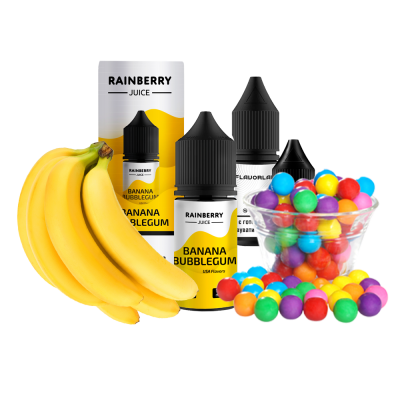 Набір для самозамішування Flavorlab Rainberry Juice Banana Bubblegum (Бананова Жуйка, 65 мг, 30 мл)