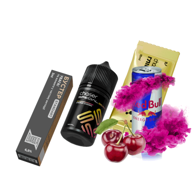 Набір для самозамішування Chaser Special Berry Energy Cherry (Вишня Енергетик, 65 мг, 30 мл)