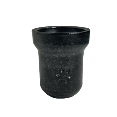 Глиняна чаша Solaris Lich (Чорна з бризками глазур)