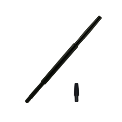 Мундштук для кальяну з алюмінію Amy Kaya Black (Чорний, з конектором)