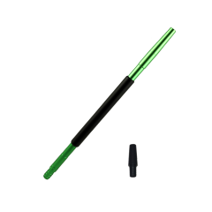 Мундштук для кальяну з алюмінію Amy Kaya Green (Зелений, з конектором)